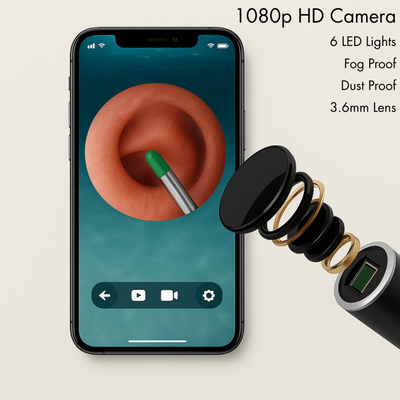 EarVision Pro™ – Slimme Oorreiniger met Camera
