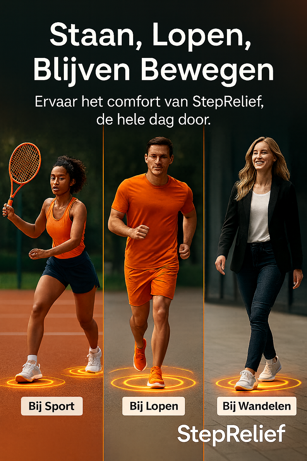 StepRelief™ | Massage Inlegzolen