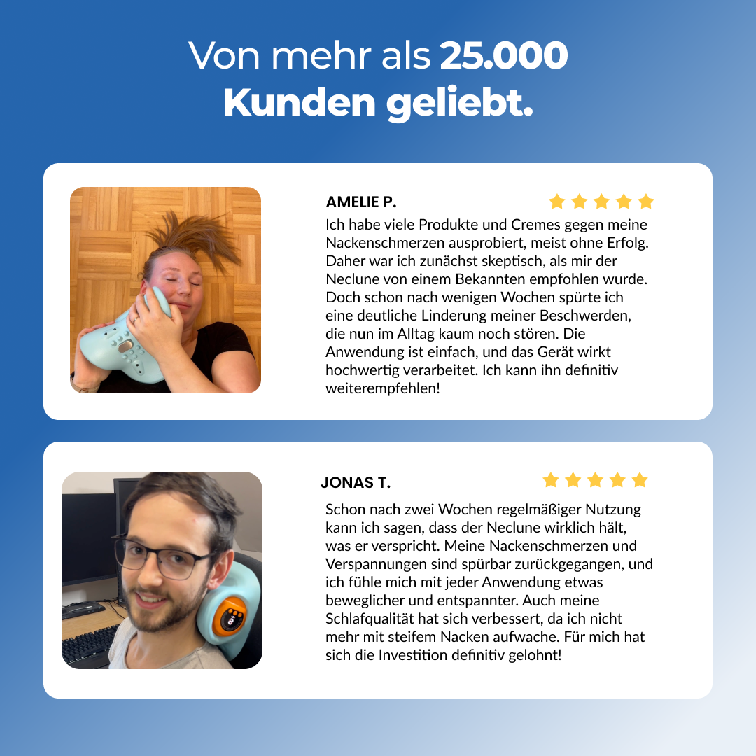 Alorani NeckRelief Pro™ – 4-in-1 Nackenmassager met EMS, Warmte & Stretch