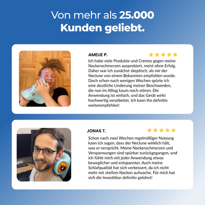 Alorani NeckRelief Pro™ – 4-in-1 Nackenmassager met EMS, Warmte & Stretch